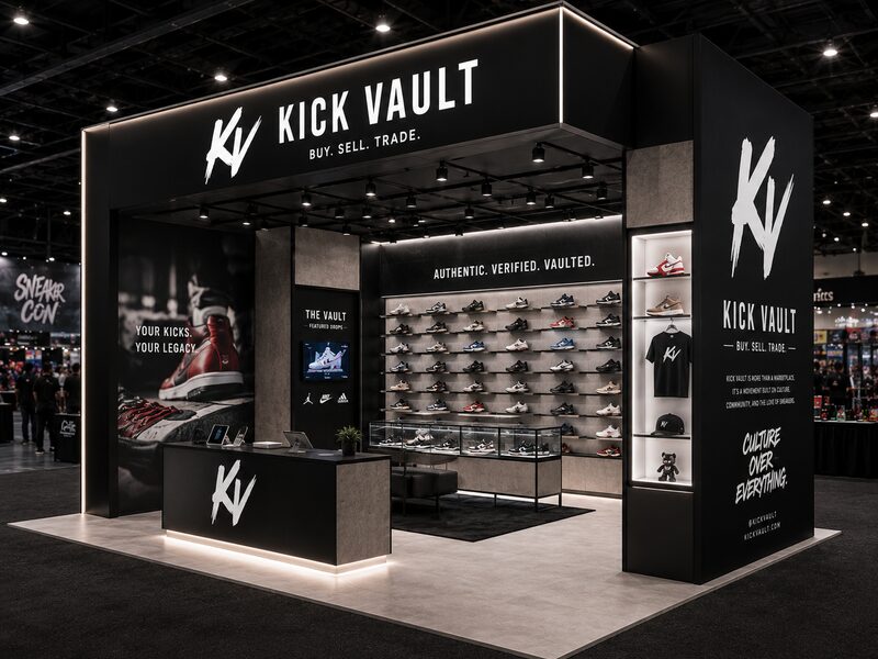 Exhibit build with integrated graphics