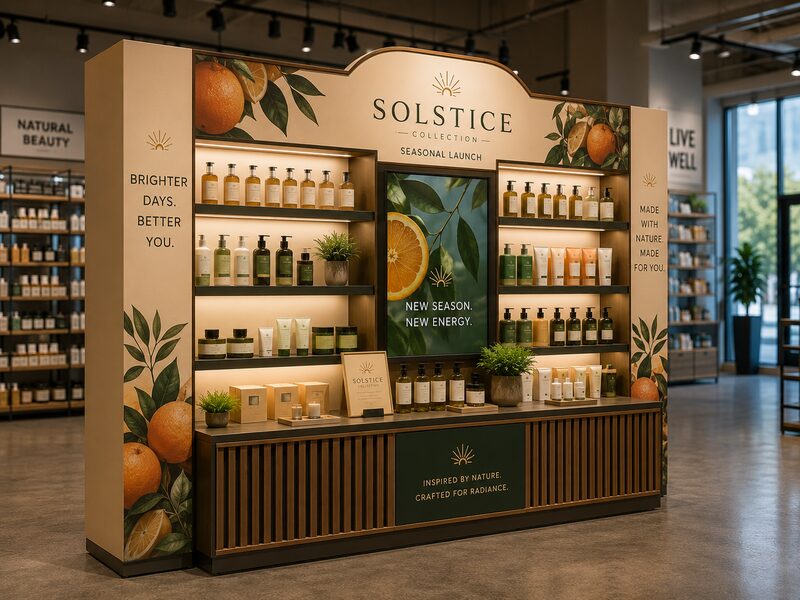 In-store display fixture
