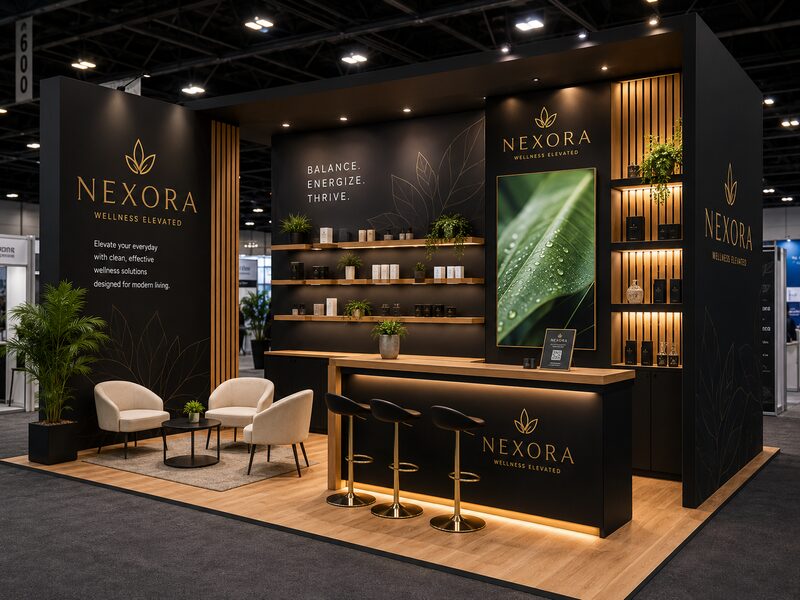 Trade show booth build