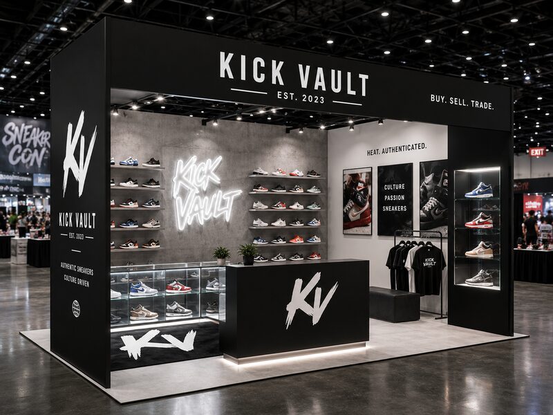Trade show booth build